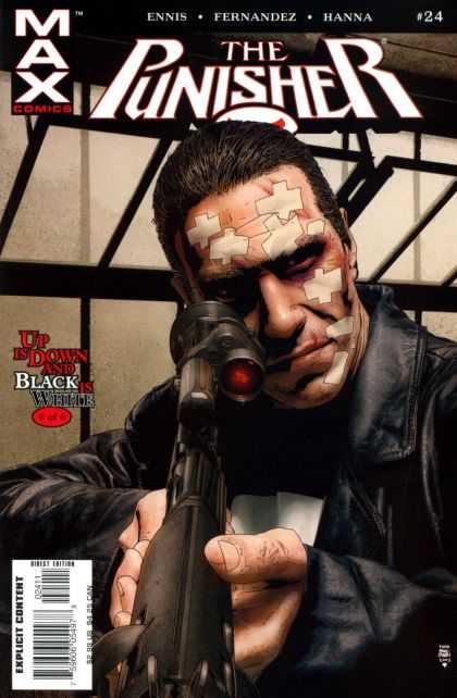 Punisher (2004) 24 - The Punisher - 24 - Up Is Down And Black Is White - Sniper Rifle - Scope - Tim Bradstreet