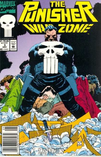 Punisher: War Zone 3 - Knife - Comics - May - Marvel - Skull
