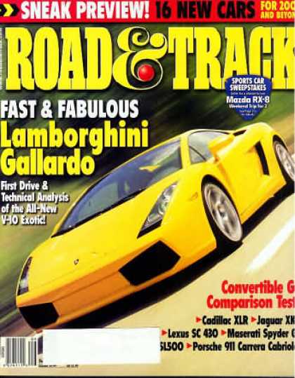 Road & Track - September 2003