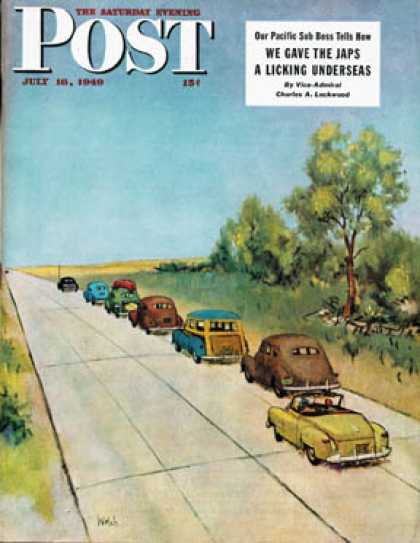 Saturday Evening Post - 1949-07-16: Highway Patrol (Jack Welch)