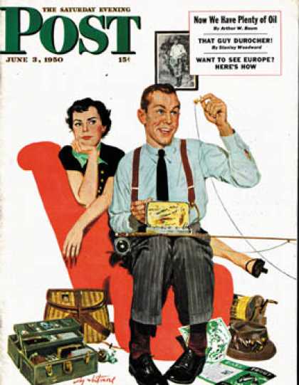 Saturday Evening Post - 1950-06-03: Fishing Season (M. Coburn Whitmore)