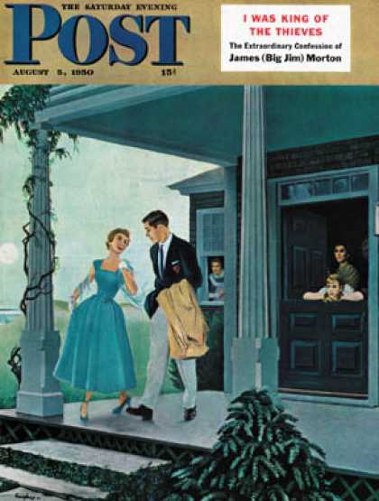 Saturday Evening Post - 1950-08-05: Date for the Dance (George Hughes)