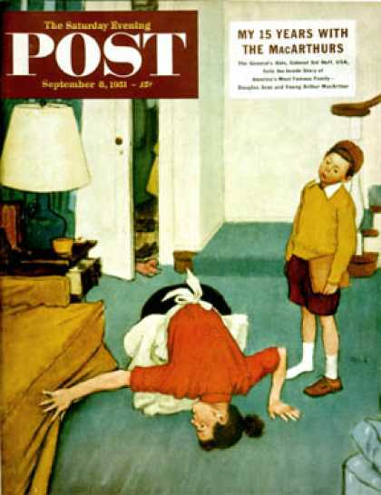 Saturday Evening Post - 1951-09-08: Missing Shoe (Jack Welch)