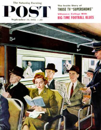 Saturday Evening Post - 1955-09-24: This Does Not Commute (George Hughes)