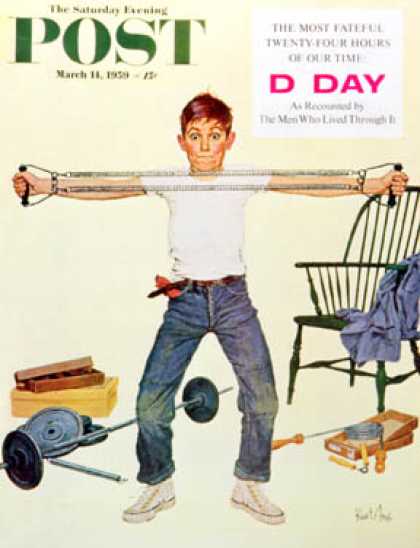 Saturday Evening Post - 1959-03-14: Working Out (Kurt Ard)
