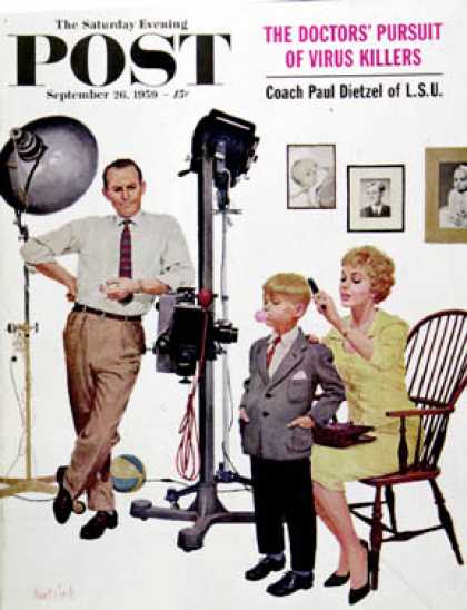 Saturday Evening Post - 1959-09-26: At the Photographer (Kurt Ard)