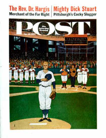 Saturday Evening Post - 1962-04-28: Baseball Fight (James Williamson)