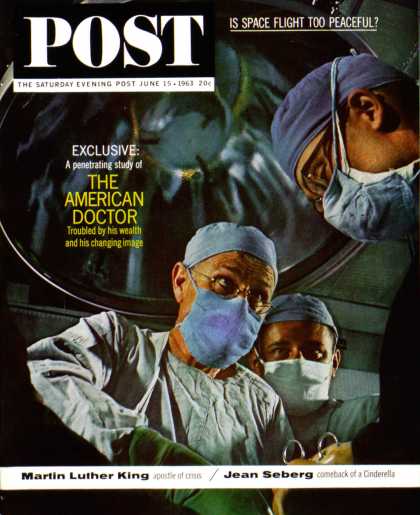 Saturday Evening Post - 1963-06-15: The American Doctor (John Launois)