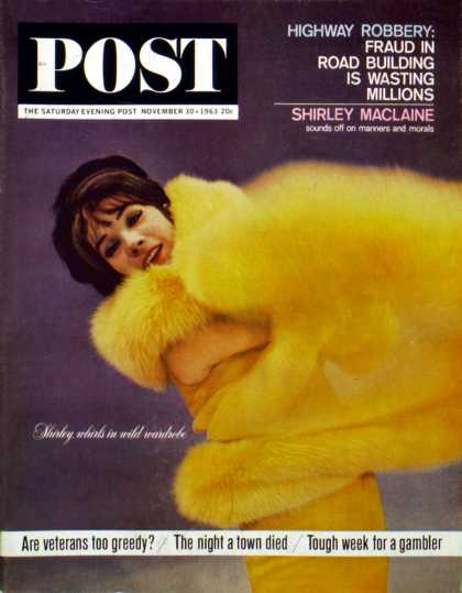 Saturday Evening Post - 1963-11-30: Shirley MacLaine (Unknown)