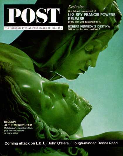 Saturday Evening Post - 1964-03-28: Pieta (Burt Glinn)