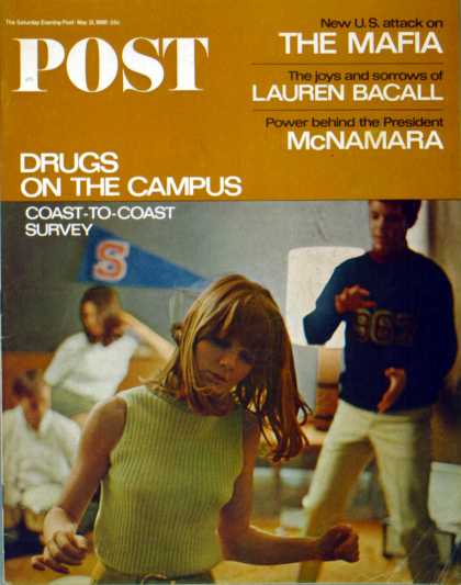 Saturday Evening Post - 1966-05-21: Drugs on the Campus (Carl Fischer)