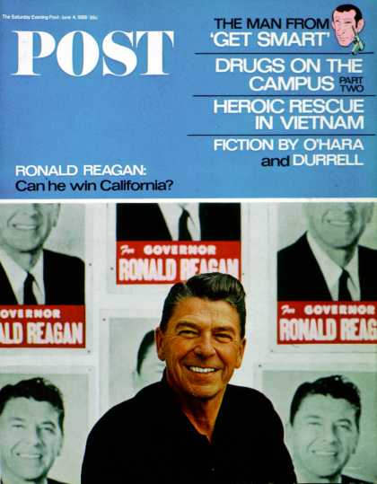 Saturday Evening Post - 1966-06-04: Ronald Reagan (Jack Fields)