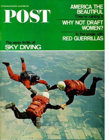 Saturday Evening Post - 1966-06-18: Sky Divers (Jerry Irwin)