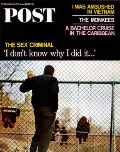 Saturday Evening Post - 1967-01-28: The Sex Criminal (Jacques Lowe)