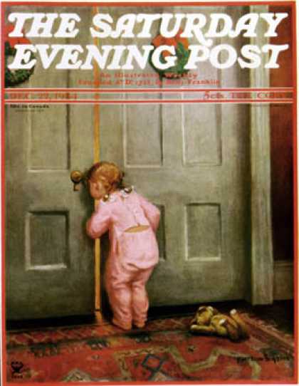 Saturday Evening Post - 1934-12-22: Christmas Peek (Mary Ellen Sigsbee)