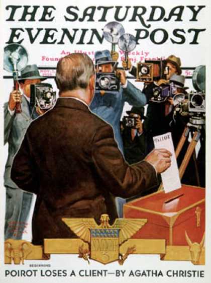 Saturday Evening Post - 1936-11-07: Candidate Voting (Edgar Franklin Wittmack)