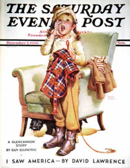 Saturday Evening Post - 1936-12-05: Here Boy! (Frances Tipton Hunter)