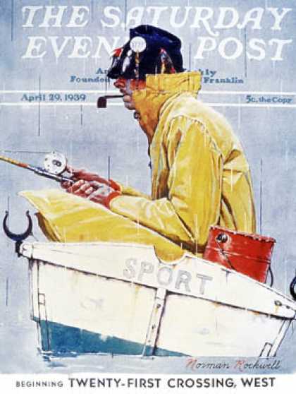 Saturday Evening Post - 1939-04-29: "Sport" (Norman Rockwell)