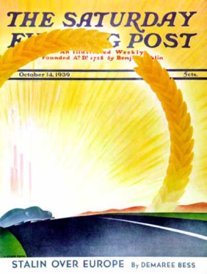 Saturday Evening Post - 1939-10-14: Golden City (H. Wilson Smith)