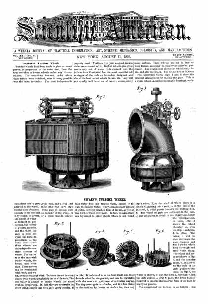 Scientific American - Aug 11, 1866 (vol. 15, #7)