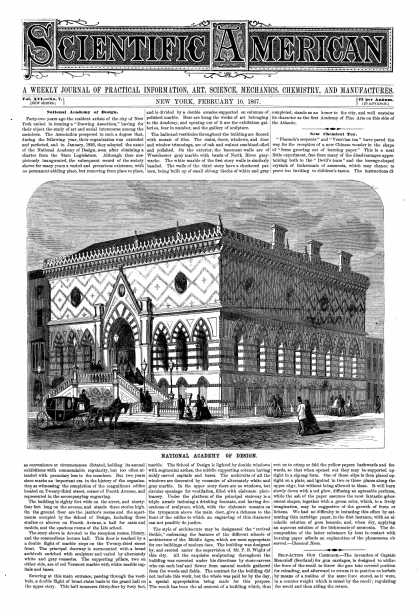 Scientific American - Feb 16, 1867 (vol. 16, #7)
