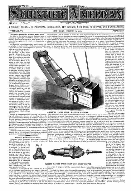 Scientific American - Oct 21, 1868 (vol. 19, #17)