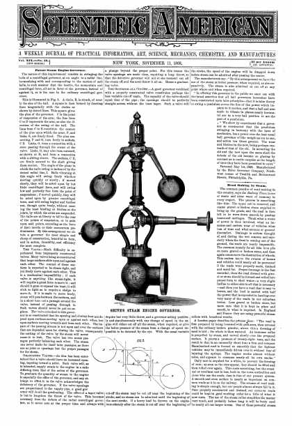 Scientific American - Nov 11, 1868 (vol. 19, #20)