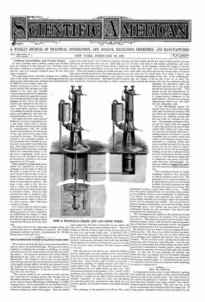 Scientific American - Feb 20, 1869 (vol. 20, #8)