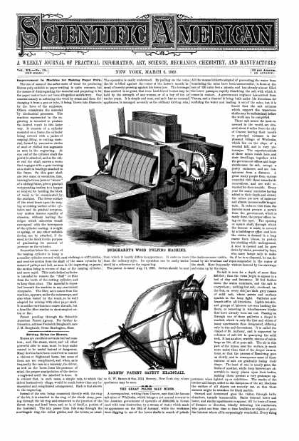 Scientific American - Mar 6, 1869 (vol. 20, #10)
