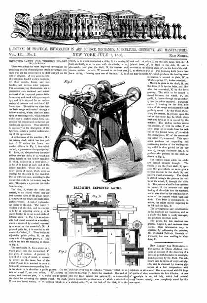 Scientific American - July 7, 1860 (vol. 3, #2)