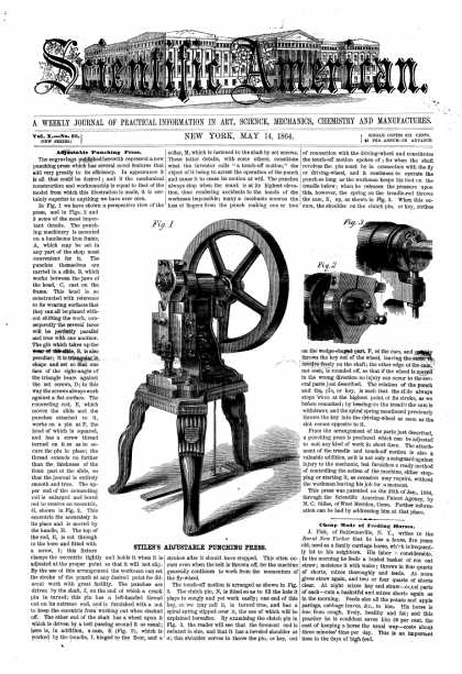 Scientific American - May 14, 1864 (vol. 10, #20)