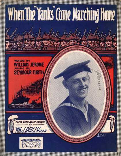 Sheet Music - When the "Yanks" come marching home