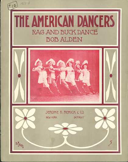 Sheet Music - The American dancers