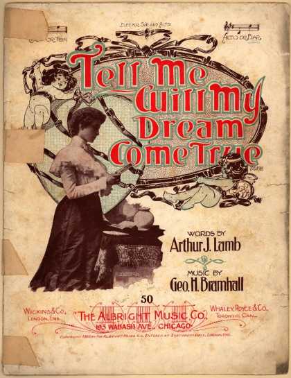 Sheet Music - Tell me will my dream come true