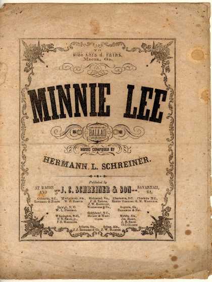 Sheet Music - Minnie Lee