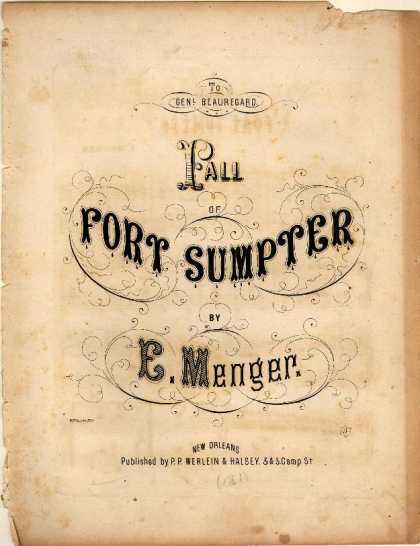 Sheet Music - Fall of Fort Sumter