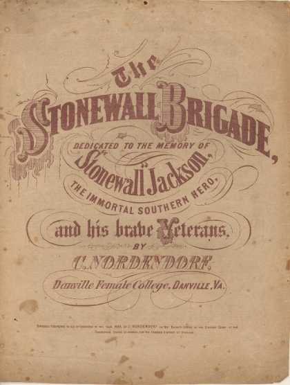 Sheet Music - Stonewall brigade
