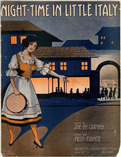 Sheet Music - Night-time in little Italy