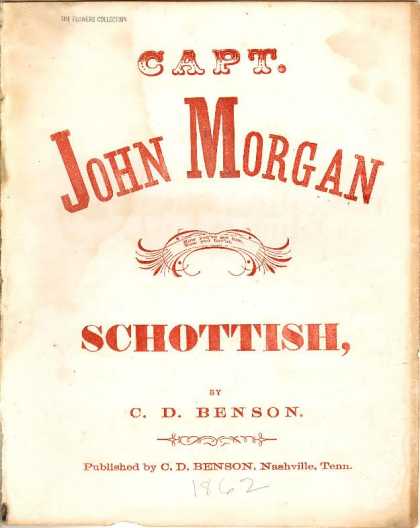 Sheet Music - Capt. John Morgan schottish; John Morgan schottisch
