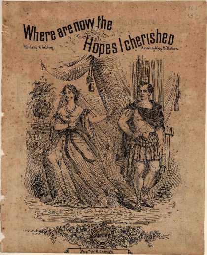 Sheet Music - Where are now the hopes I cherished; Norma