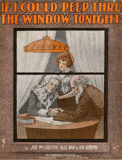 Sheet Music - If I could peep thru the window tonight