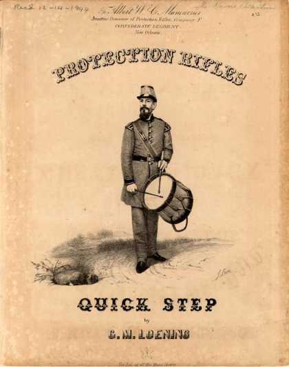 Sheet Music - Protection Rifles' quick step