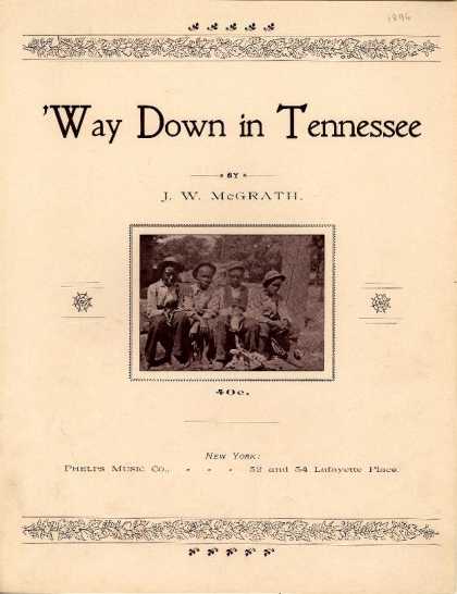 Sheet Music - 'Way down in Tennessee