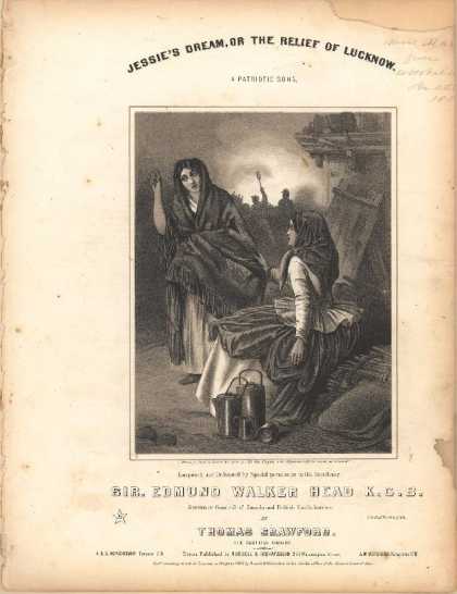 Sheet Music - Jessie's dream or the relief of Lucknow
