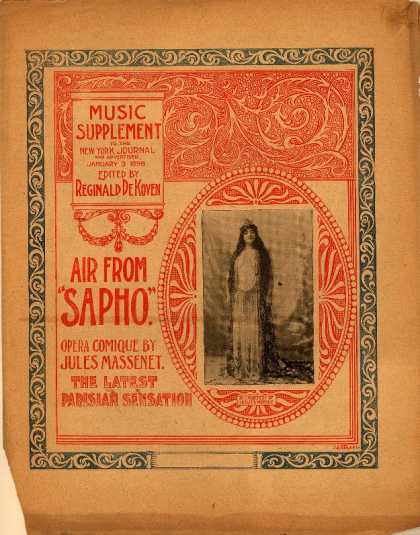 Sheet Music - Solitude; Air from Sapho