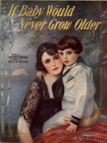 Sheet Music - If baby would never grow older a mother would never be sad