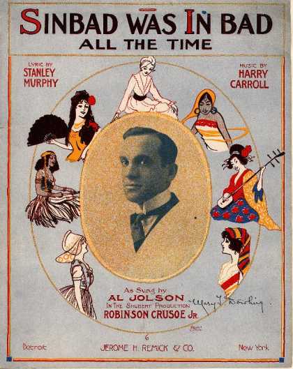 Sheet Music - Sinbad was in bad all the time; Robinson Crusoe, Jr.