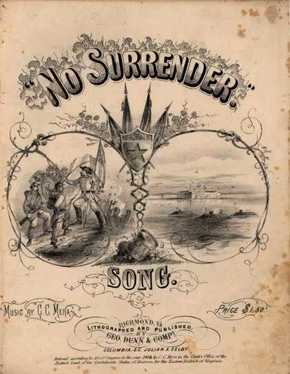 Sheet Music - No surrender