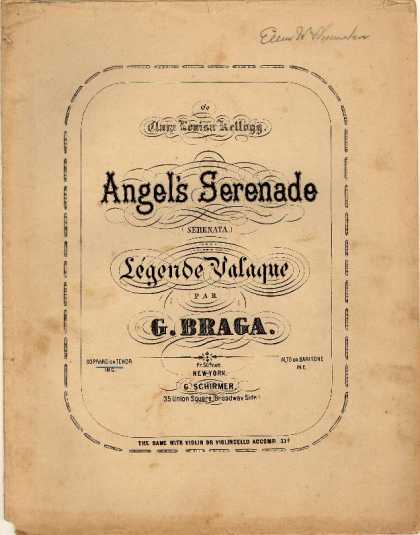 Sheet Music - Angel's serenade