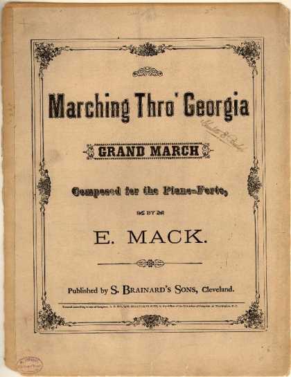 Sheet Music - Marching thro' Georgia